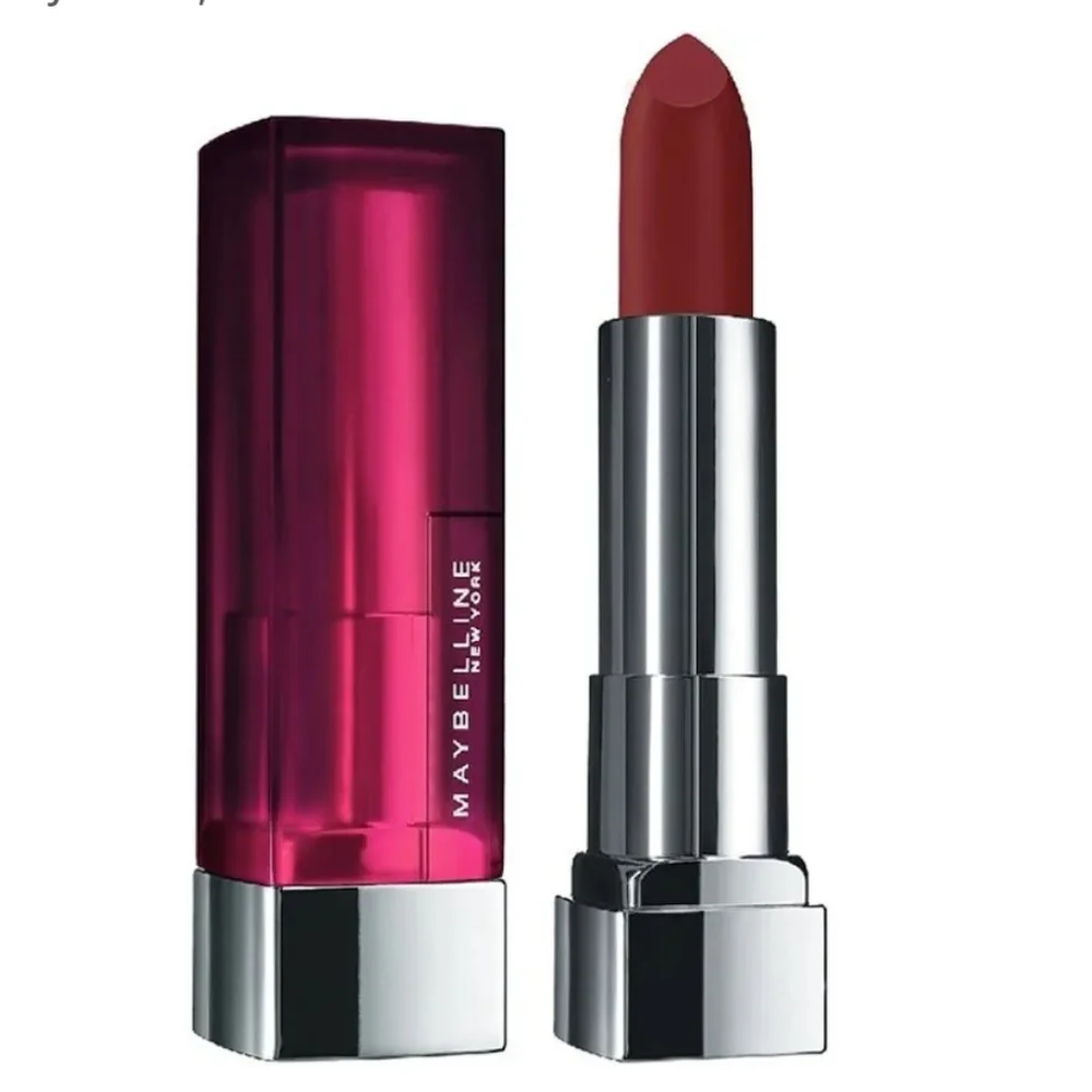 2 x Maybelline Color Sensational Creamy Matte Lipstick, 696 Burgundy Blush